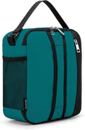 BEIMILY Lunch Box for Men Women Adults,Small Insulated Lunch Bag for Office Work Picnic,Reusable Portable Lunchbox,Soft Cooler Tote Bag(Dark Teal)