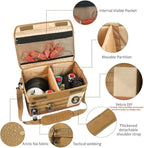 18L Camping Storage Bag, Multifunctional Waterproof Picnic Basket, Tent Stakes Organizer,with Adjustable Shoulder Strap for Hiking Cookware, Travel, Car