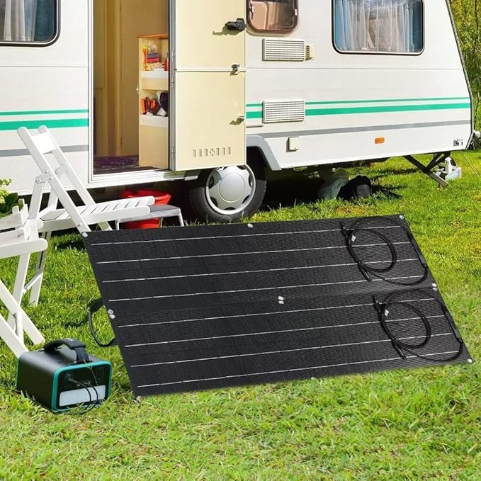 600 Watt Solar Panel Kit, with Charge Controller(40A) 2pcs 300 Watt Flexible Monocrystalline Solar Panel kit Photovoltaic Module for 12-48V Battery Charging Car Battery Camper RV