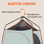 Kelty Discovery H2GO Privacy Shelter, Campsite Shower and Changing Shelter, Zippered Entry, Steel Pole Frame, Freestanding