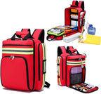 Waterproof Medical First Aid Bag, Multi-Pocket Emergency Treatment Backpack, for Hiking Travel Field Trips Camping Well