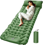 Inflatable Sleeping Pad for Camping | Compact Blow Up Portable Airbed Mattress,Lightweight Backpacking Sleep Mat - for Outdoor Travel Backpacking Hiking Tent Car Truck SUV Women Men