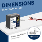 12V 23.4AH (30AH) Plus Lifepo4 Lithium Battery With 30A BMS, Lifepo4 Battery 4000+Deep Cycles Perfect for Trolling Motor,Kids Scooters,Power Wheel Chair,Boat,RV,Fish Finder etc