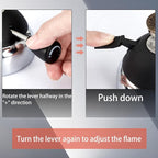 Portable Butane Burner, Mini Butane Stove for Siphon Coffee Maker, Adjustable Flame with Furnace Stand, for Picnic Camping Travel Lab Home