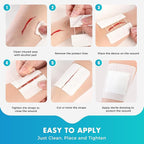 Zip Stitch Wound Closure Strips Extra Large | 2-Pack Stitchless Butterfly Bandages | Adjustable Tension for Painless Laceration Repair, Post-Surgery Care & Emergency First Aid