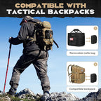 Maelstrom Large Tactical Lunch Box for Men,Insulated Lunch Bag, Durable Leakproof Cooler Bags with Detachable MOLLE Bag,Modern Lunch Tote for Adult Women Work,Picnic,30 Cans/20 L, Black