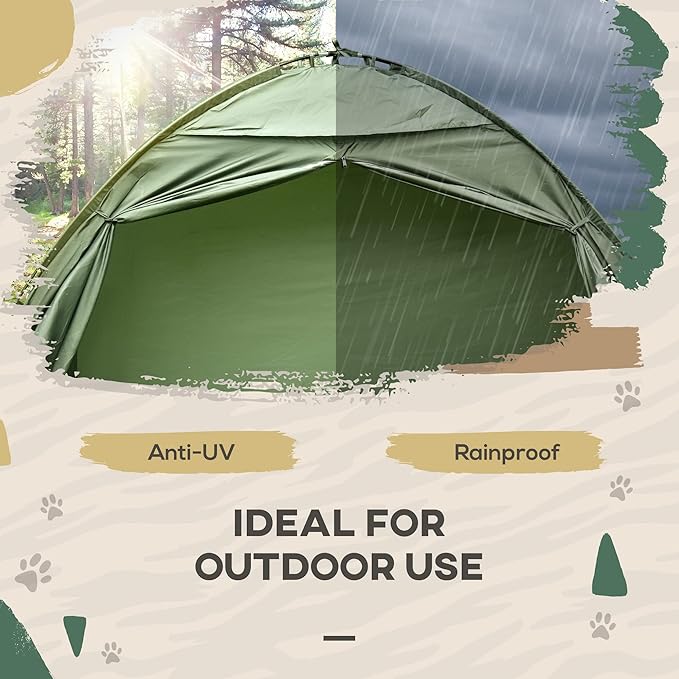 Single Person Camping Cot Tent Combo, Off-Ground Raised Bed for Backpacking