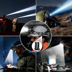 Super Bright LED Headlamp, High Lumen Rechargeable Head Lamp with Motion Sensor, 5 Modes, IPX5 Waterproof, 90° Adjustable, Zoomable Head Lights for Adults, Hard Hat, Outdoor, Camping