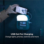 BioLite SolarHome 625, Emergency Solar Lighting Kit, Hanging Lights, Emergency Radio, Off-Grid Power & Light for Cabins, Sheds, Yurts, RVs, Boats