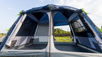 Three Bears 6-Person Tent, 3000mm Waterproof Double-Layer Tent with Room Dividers, Family Tent with Color-Coded Connection Buckles, Front and Rear Vestibules Can Be Set Up as Sunshade Canopies