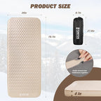 TOBTOS 4" Thick Self Inflating Sleeping Pad with Electric Pump, 60s Inflate Ultra-Compressible Compact Foam Camping Mattress, Insulated Sleeping Mat for Tent, Car, Camping