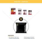 Quake Kits Earthquake Emergency Kit, Go Bag Emergency Backpack, Survival Kits for Disaster Preparedness, 72 Hour Food, First Aid, Water for Hurricanes, Tornado, Storm, Blackout