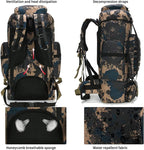 Hiking Backpack for Men 70L/100L Camping Backpack Military Rucksack Molle 3 Days Assault Pack for Climbing | Camping Backpack, 3 Days Assault Pack, for Climbing