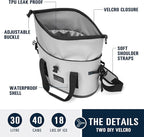 40 Can Large Soft Cooler Bag - Insulated Leak - Proof Cooler Bag with Roll-Top Waterproof Seal | Portable for Travel Camping, Shopping, Beach, Boating | 12HR Cold Retention Comes Freezer Packs*5