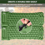 HiiPeak Camping Sleeping Pad, Ultralight Camping Mat with Pillow, Built-in Foot Pump Inflatable Sleeping Pads Compact for Camping Backpacking Hiking Traveling Tent