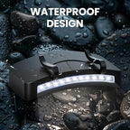 6 Pcs Hat Clip Light, 11 LED Cap Lights Clip on Hat, IPX5 Waterproof Hands-Free Flashlight for Running, Working, Biking, Camping(AAA Batteries not Included)