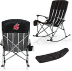 Picnic TIME NCAA Unisex-Adult NCAA Outdoor Rocking Camp Chair, XL Heavy Duty Camping Chair for Adults