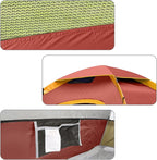 unp 6 Person 4 Season Dome Tent, Easy to Set Up for Camping & Hiking, Lightweight & Portable, Green