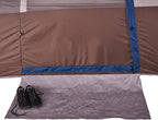 Wenzel Klondike 8 Person Water Resistant Tent with Convertible Screen Room for Family Camping