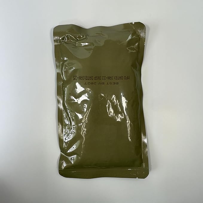 MRE Ready to Eat Meals - Emergency Food Kits, Pack Of 6 w/Entrees, Dessert, Flameless Heater & Accessories – Emergency Meals For Camping Hiking & Other Outdoor Activities