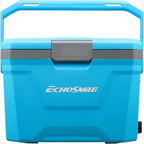 EchoSmile Insulated Portable Cooler 20L/21qt, Outdoor Hard Cooler Ice Chest Box for Camping, Drink, Beach, Fishing and Boating