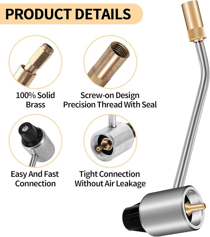 Stove Pressure Regulator 5430 Replacement part for coleman Propane Stoves Fold N Go Insta Start and Stansport Camping Stove Tube to Propanes 1 Pound Cylinder Tank 15PSIG