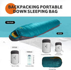 Naturehike 0 Degree RDS Down Mummy Sleeping Bag for Adults, 650 Fill Power, Cold Weather Backpacking Sleeping Bag for Camping, Hiking, -1℉ 18℉ 30℉, YKK Zipper