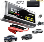 AUXITO Jump Starter 8000A Portable Car Battery Jump Starter with Large LCD Display Jump Cable with Smart Clamps Power Bank Emergency Flashlight for Cars Heavy Duty Jumper Box for Car Battery