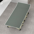 CHICIRIS Folding Camping Cots Portable Sleeping Cot Lightweight Camping Beds for Outdoor Living Rooms, Steel Navy Blue 190 * 67 * 30cm (Dark Green)