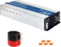 3500W Pure Sine Wave Inverter DC 24V to AC 110V 120V Power Inverter with Dual AC Outlets & Hardwire Terminal & LED Display for Solar,Home Backup Power,Outdoor Over 90% Efficiency