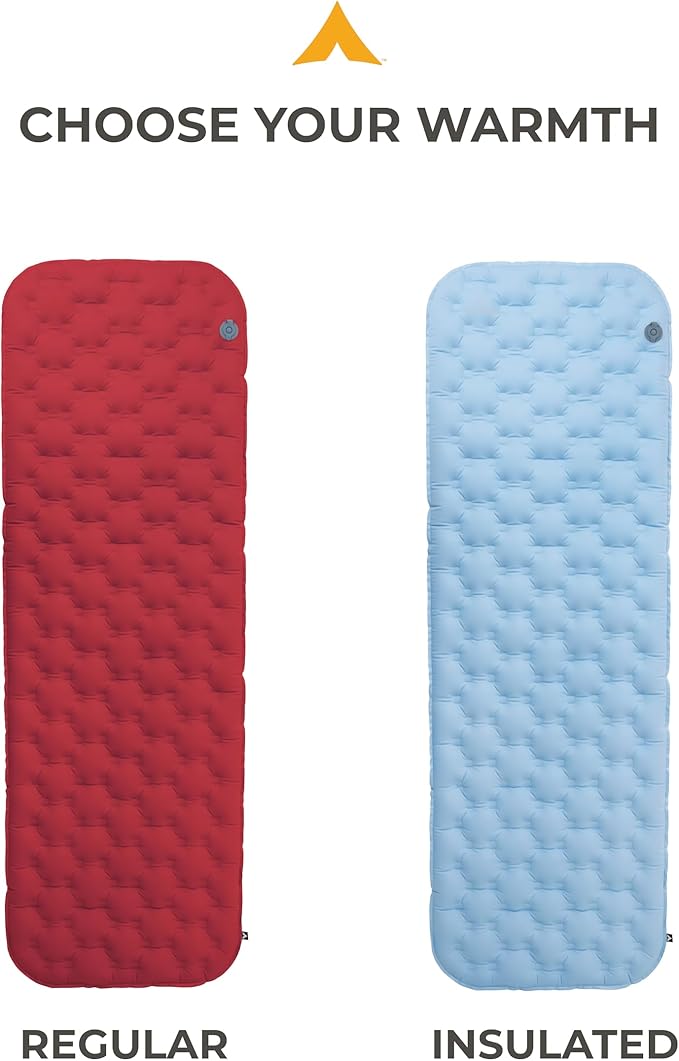 Teton Inflatable Sleeping Pad, Sleeping Mat for Camping, Backpacking, Hiking