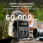EF ECOFLOW TRAIL 200 DC Portable Power Station, 192Wh LiFePO4 Battery, Solar Generator, 220W DC Output, Compact Power Bank for Camping, Travel, Outdoors, and Emergency Use (No AC Outlet Included)