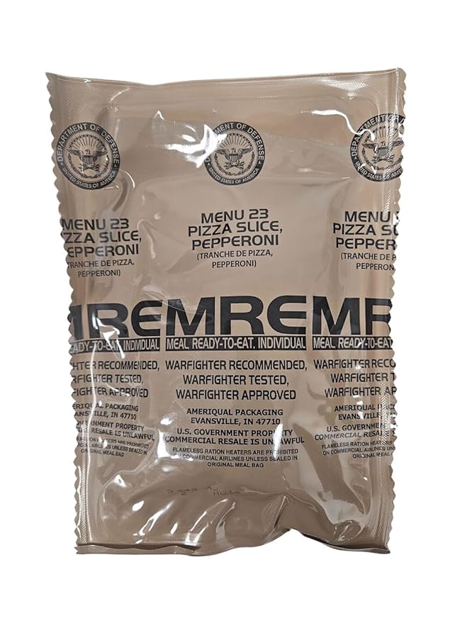Genuine U.S. Military Surplus Ready to Eat Meals (12 Packs) Inspection Date 01/2026 or Newer - Type A, B and A/B Combos available. Manufactured by Wornick, Sopacko or Ameriqual. (Case B [Menus 13-24])