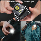 Headlamp Rechargeable 4Pack, 3000 Lumen Ultra-Light Bright Headlamp Flashlight, Clip-on Detachable Portable LED headlamp, 5 Mode Rechargeable Headlamps for Outdoor Camping Fishing