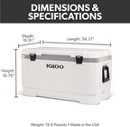Igloo 100 QT Latitude Marine Ultra White Cooler