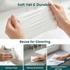 MCPINKY 580PCS Compressed Towels, Bulk D isposable Towels for Face Portable Washcloths for Travel Expandable Wipes Tablets Survival Gear Kit for Outdoors Camping Hiking Hotel