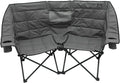 Kuma Outdoor Gear Kozy Bear Chair with Carry Bag, Ultimate Portable Luxury Outdoor Double Camping Chair for Glamping, Sports & Outdoor Adventures (Heather Grey/Black)