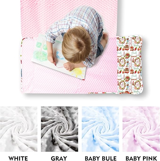 Personalized Toddler Nap Mat for Preschool, Custom Name Kids Sleeping Bag for Daycare, Kindergarten Roll Up Sleeping Mat with Removable Pillow and Soft Blanket, Fun Themes for Boys & Girls