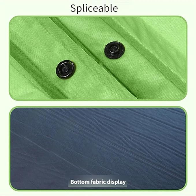 SUV Car Inflatable Mattress, Automatic Inflatable Camping Mattress, PVC Fiber Air Mattress, Car Travel Sleeping Mat, Outdoor Camping Inflatable Mattress (Blue)