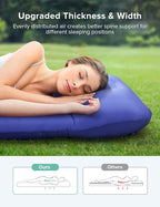 Camping Sleeping Pad for Hiking Traveling, Gray Blue