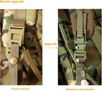 Akmax MOLLE II Medium Rucksack Military Tactical Backpack with Detachable Side Pouches & Upgraded Frame for Enhanced Comfort