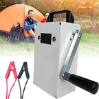 Portable Hand Crank Generator 150W 110V/220V Solar Power Supply,Emergency Power Supply Charger USB Output for Camping Outdoor Computer Charging