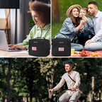 Portable Insulated Cooler Bag, Leakproof Soft-Sided Lunch Bag,8mm Insulation Keeps Cool 16+ for Camping, Beach, Picnics