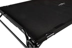 Disc-O-Bed 2XL Outdoor Modular 1 Person Single Camping Cot Portable Bed with 2 Height Options for Adults, Sleep Solution for Tents, Black