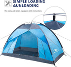 7.2 × 4 × 4 Feet Single Backpack Tent, Waterproof Camping and Hiking Tent can be Used by One Person, Light and Durable