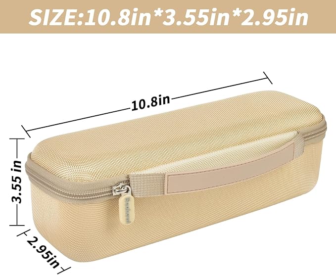 Boobowl Case Compatible with BYSOU/for AsFrost/for SupeDesk/for Outask Camping Light Telescopic and Collapsible Night Mobile Lighting Battery, Outdoor Camping Lantern Bag (Box Only) (Brown)