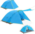 KAZOO 2／4 Person Camping Tent Outdoor Waterproof Family Large Tents 2/4 People Easy Setup Tent with Porch Double Layer | Outdoor, Waterproof, Family, Large, Tents, Easy Setup