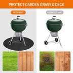 40" Fire Pit Mat for Solo Stove Bonfire, Round Fireproof Firpit Mats under Fire Pit,Camping Stove Mat for Solo Stove Accessories,under Grill Mat for Outdoor Grill,Deck Patio Protector BBQ Mat,Portable