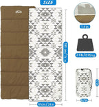 Heated Sleeping Bag pad, 3 Adjustable Temperature Levels, Operated by 5V/2A USB Power Supply (Bohemia, 76" x 24")