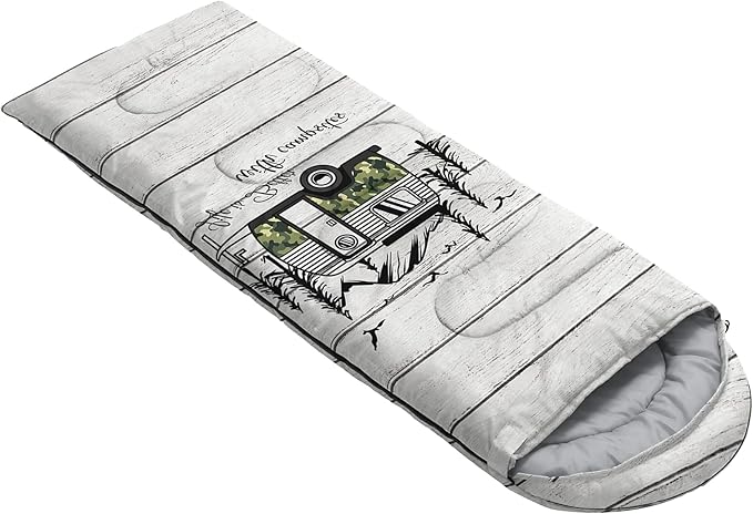 HOSIMA Butterfly Sleeping Bags for Adults and Kids for Camping,Black Gothic Ultralight Sleeping Bag for Cold Weather Summer.